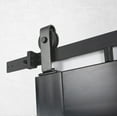 thumbnail image 4 of MONTANA 36"X84" FROSTED 5 LITE BLACK PVC BARN DOOR KIT, 4 of 4