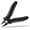 3.5 Inches - Black Handle, variant on 6 Inches Wire Cutters Heavy Duty Snips Flush Cut Side Cutters Pliers Metal Cutting Tool for Crafting, Floral, Artificial Flowers, Chicken Wire, Electrical, 1 Pack