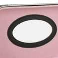 thumbnail image 3 of Black Makeup Bag with Mirror Large Capacity PU Leather Cosmetic Case for Travel, 3 of 6