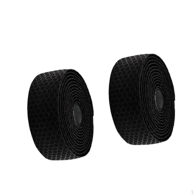 2 Pieces Bike Handlebar Tape Bicycle Bar Lightweight Soft Breathable Silicone Grip
