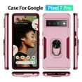 thumbnail image 5 of Dteck for Google Pixel 9 Pro XL Case with Stand Ring Kickstand Military Grade Fit for Magnetic Car Mount Anti-Scratch Shockproof Case, Rose, 5 of 7