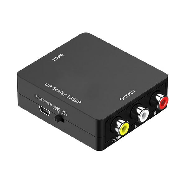 Mini Adaptador AV, Enchufe y Reproducció de 1080p A HD Interfaz Multimedia Converter Para Monitor para la Caja Superior