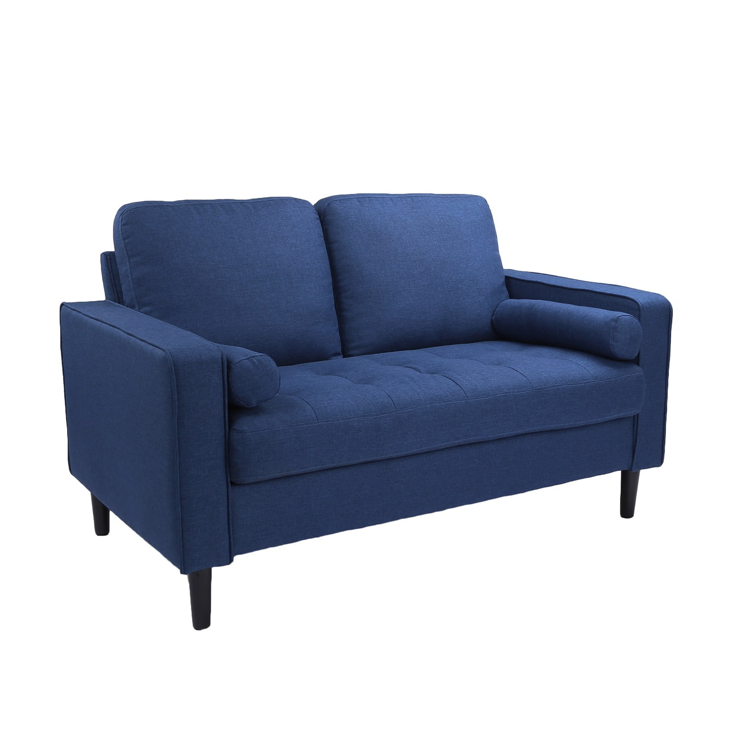 Kadyn 2pcs fabric Sofa Set, Modern fabric Sofa Bed, Upholstered Sofa Bed Couch for Bedroom, Navy Blue Kadyn 2pcs fabric Sofa Set, Modern fabric Sofa Bed, Upholstered Sofa Bed Couch for Bedroom, Navy Blue