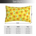 thumbnail image 2 of Gaeub Sunflowers2 Print Double Sided Plush Decorative Throw Pillow Cover, Sofa Cushion Cover, Plush Cushion Cover，Excluding Pillow Core-14"x20", 2 of 6