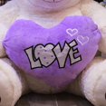 thumbnail image 4 of Oso Rechoncho PELUCHERIA LOVE con corazon morado, 4 of 5