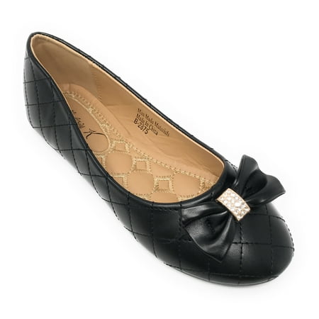 

Victoria K Quilted Bow Ballet Flat (Women s)