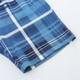 thumbnail image 5 of Odeerbi 2-8 Years Toddler Boys Summer Outfits Cute Plaid Cotton Short Sleeve T-Shirt Shorts Two-Piece Set Casual Loose Elastic Waist Loungewear, 5 of 8