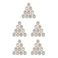 thumbnail image 2 of kurtrusly Shimmering Rhinestone Buttons for Clothing Embellishments and Wedding Décor Silver 2.1 x 1.7cm 5Set, 2 of 6