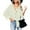 White, variant on Womens Button Down Shirt Corduroy Long Sleeve V-Neck Collared Plain Blouses Oversized Baggy Solid Loose Fit Tops with Pocket