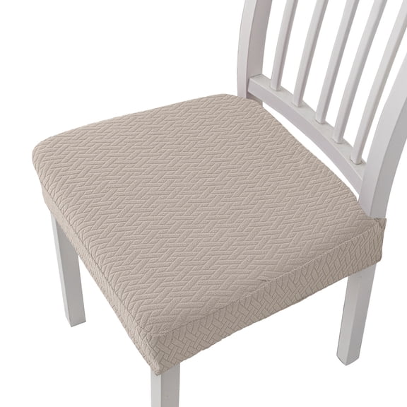 suxuMhao Slipcovers,Beige Stretch Chair Covers-One Size Fits Most Slipcovers for Chairs,Living Room Chair Covers,Chair Covers for Dining Chairs,Washable Chair Covers for Home Decor,6 Pack