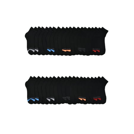 Wonder Nation Boys Ankle Socks, 20-Pack, Sizes S (6-10.5) - L (4-10)