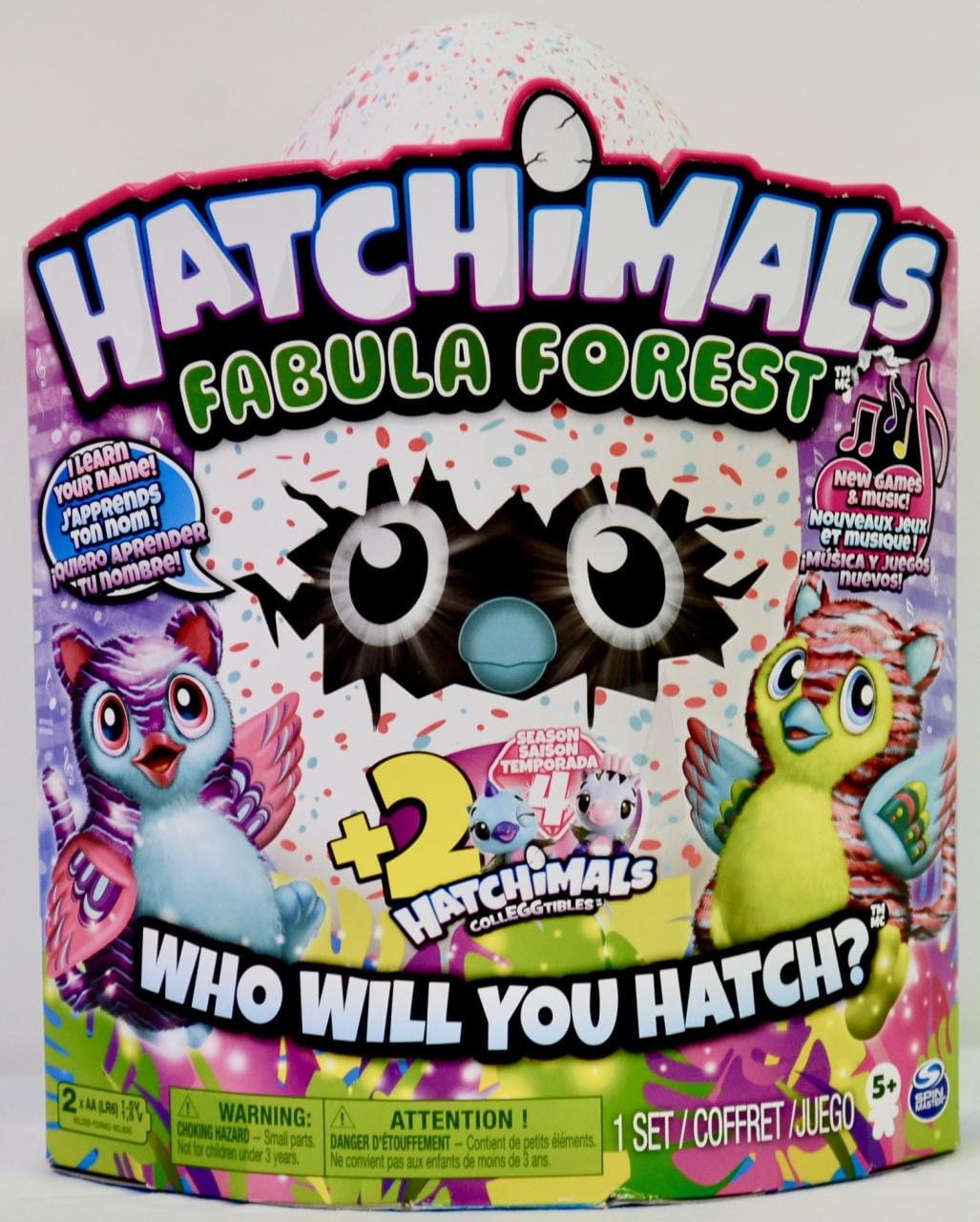 hatchimals fabula forest with 2 colleggtibles