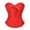 Red, variant on Women's Strapless Waist Cincher Corset - Bodysculpting Top for Posture and Back Support Daily Wear