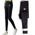 thumbnail image 5 of Toystoory Leggings de lana Pantalones de lana Ropa de invierno Suministros de mujer Diseño engrosado Accesorios de otoño Ropa deportiva Medias Uniforme atlético negro S, 5 of 5