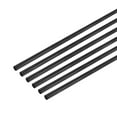 thumbnail image 1 of Uxcell 6-Pack Varillas de Fibra de Carbono, Longitud de 300mm Diámetro de 0.5mm Varilla Sólida Mate de Fibra de Carbono, 1 of 7