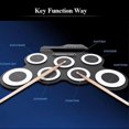 thumbnail image 2 of 7 Pads Electric Drum Set ,Portable Roll Up Drum Practice Pad Drum Kit with Drum Pedals Drum Sticks, Gift for Kids Adults, 2 of 5