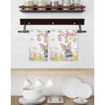thumbnail image 3 of Easter Bunny Kitchen Dish Towels for Drying Dishes Set of 4, Colorful Easter Eggs Spring Pink Peach Flowers Waffle Weave Microfiber Hand Tea Bathroom Towels Quick Dry & Absorbent Towel 15.7x23.6, 3 of 7