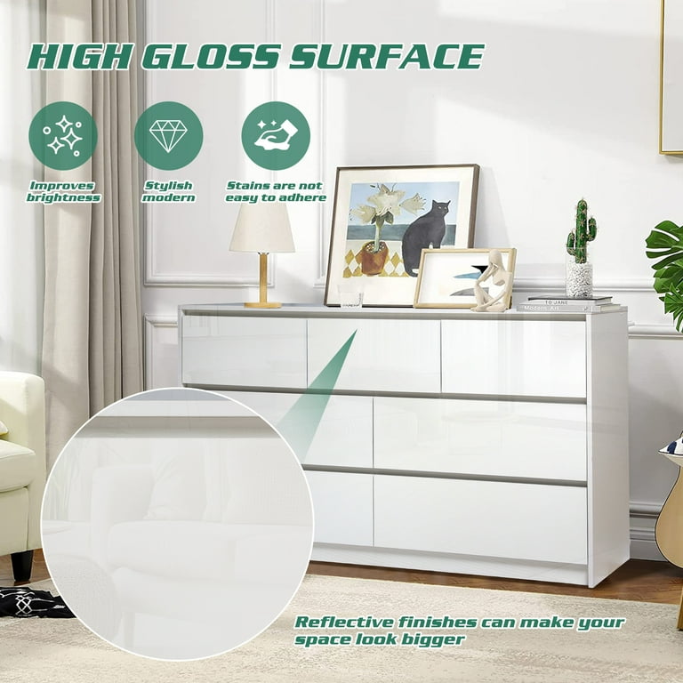 chinese dress ladies Amazon.com: jiteentarou Black Malm Dresser for Bedroom, 55 Inch Long High  Gloss Dresser with 7 Drawers, Modern Large Wood Chest of Drawer Handle  Free, Living Room, Entryway, Hallway, Black : Home & Kitchen