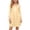 Yellow, variant on Auroural Girls Dress Satin Girl'S Solid Color Round Neck Long Sleeve Dress Homewear Sleeping Dress Kids