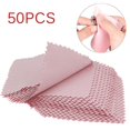 thumbnail image 1 of 50 Pcs Silver Polishing Cloth Cleaner Jewelry Cleaning Cloth Anti-tarnish Tool, 1 of 3