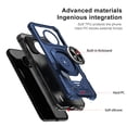 thumbnail image 5 of 6goodeals Series For Nokia C200 Case with Tempered Glass Screen Protector, Full-Body [Military-Grade], Magnetic Car Mount Ring Holder, Heavy-Duty Case - Blue, 5 of 6