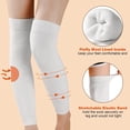 thumbnail image 2 of YooGuoGuo 2 Pairs Warm Leg Warmers, Women's Winter Over Knee High Footless Socks Knit Warm Long Leg Warmers, 2 of 7
