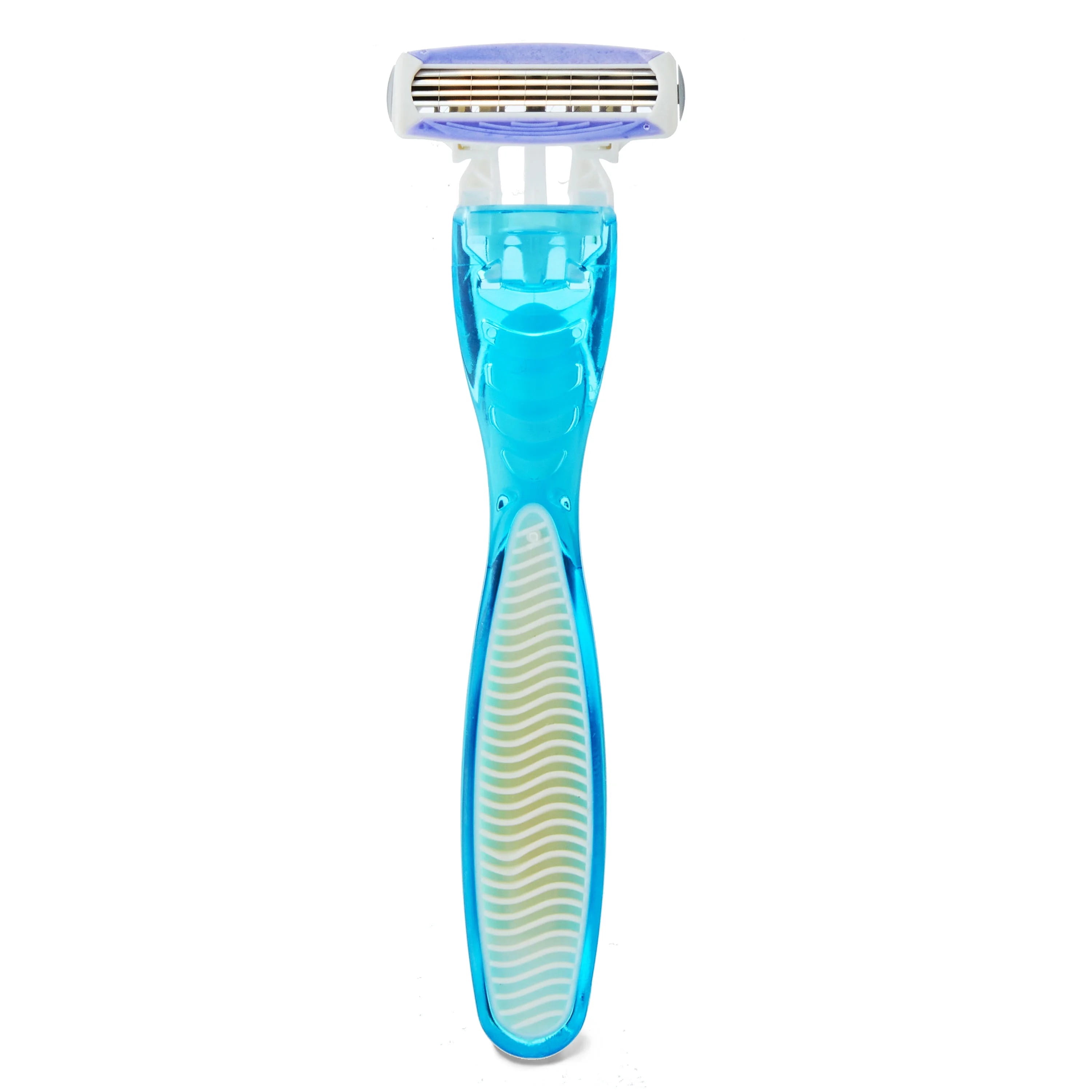 Equate Women's 4-Blade Disposable Razors, Color May Vary, 6 Count