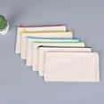 thumbnail image 4 of SHENGXINY Pencil Case, Pencil Pouch Blank Canvas Zipper Pouch Diy Craft Multi-Purpose Travel Bag Yellow, 4 of 4