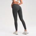 thumbnail image 4 of WAYUTE Womens Leggings Tummy Control Casual Stretchy Fit Solid Color Trousers with Pockets for Sports Running, 4 of 7