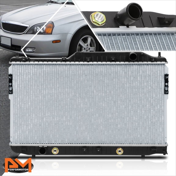 PM PERFORMOTOR Full Aluminum Core OE Style Radiator for 04-06 Suzuki Verona 2.5L AT DPI-13000