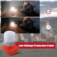thumbnail image 3 of Cordless LED Work Light for Milwaukee with E27 LED Bulb, 12W 1300LM Handheld LED Flashlight for Milwaukee 18V Max 6500K Cool White Light for Indoor Outdoor Use, 3 of 7