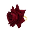 thumbnail image 1 of Less Than 5 Event & Party Simulation Rose Napkin Ring Napkin Ring Wedding Mouth Ring, 1 of 3