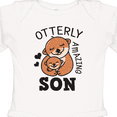 thumbnail image 4 of Inktastic Otterly Amazing Son with Mother and Child Otter Boys Long Sleeve Baby Bodysuit, 4 of 5