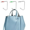 thumbnail image 6 of Travelwant Purse Hook Long Handbag Hanger for Table Desk, Creatiee Portable Bag Holder Under Counter Handbags Hook for Women Girl, 6 of 7