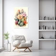 thumbnail image 2 of ZHONGYUTONG Succulent Canvas Wall Art Cactus Flower Pictures Wall Decor Spiny Botanical Painting Mexican Artwork Bathroom Decor Framed (12.00" x 18.00"), 2 of 5