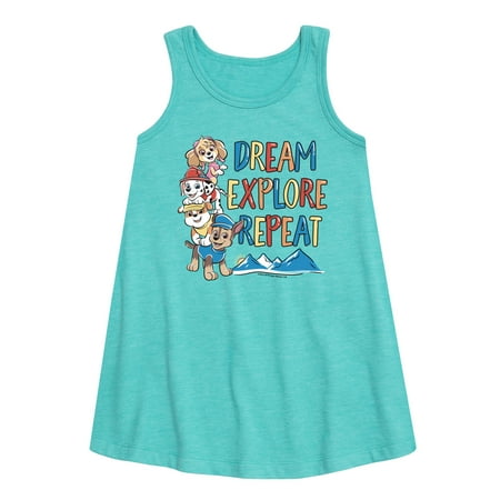 

Paw Patrol - Dream Explore Repeat - Toddler And Youth Girls Fleece Dress