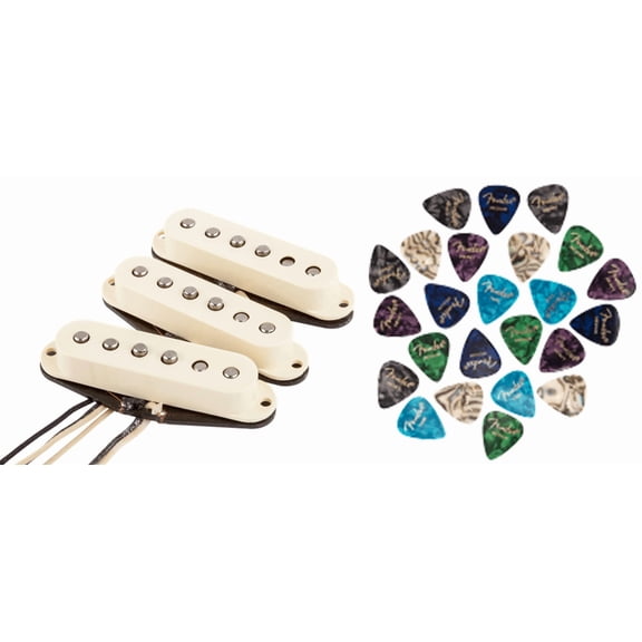 Fender Original '57/'62 Stratocaster Pickups - Aged White w/ Picks