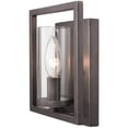 thumbnail image 2 of Beaumont Lane Clear Glass Wall Sconce in Gunmetal Bronze, 2 of 4