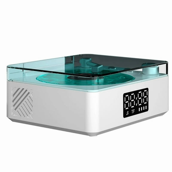 Wireless Retro Sleep Aid Speakers White Noise Bluetooth Speaker Vinyl Record Player Style Speaker Subwoofer RGB Light