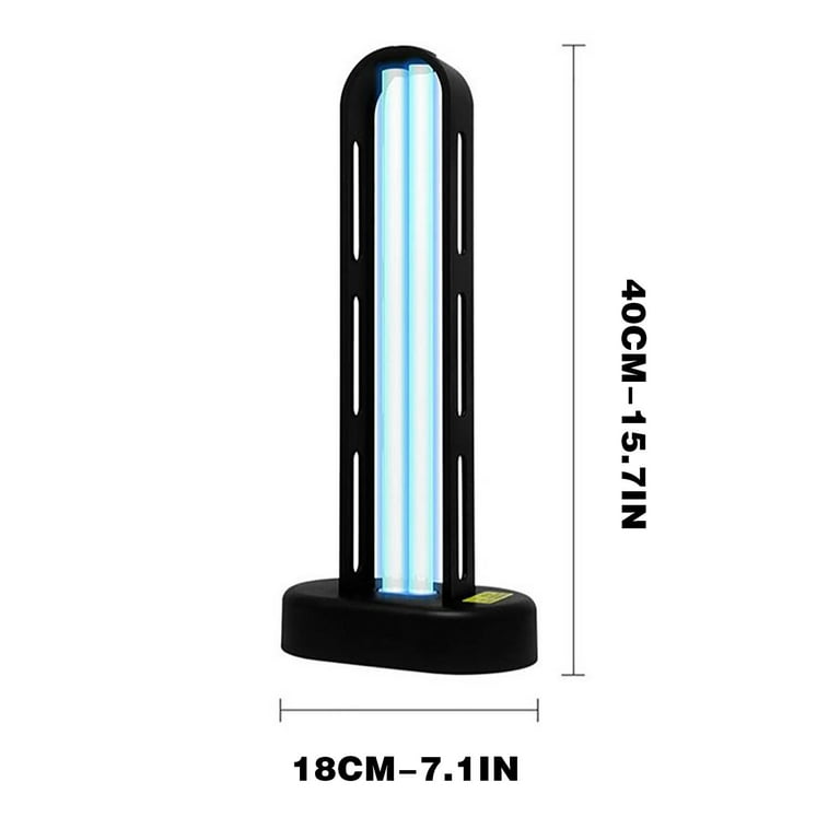 38W UV Light Sanitizer, Ultraviolet Lamp With Remote Control For