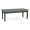 Asteroid Gray, variant on Amherst Steel Reception Waiting 18.5" 2 Seat Bench / Black Steel / Light Gray