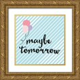 thumbnail image 1 of Murdock, Ramona 15x15 Gold Ornate Wood Framed with Double Matting Museum Art Print Titled - Maybe Tomorrow, 1 of 4
