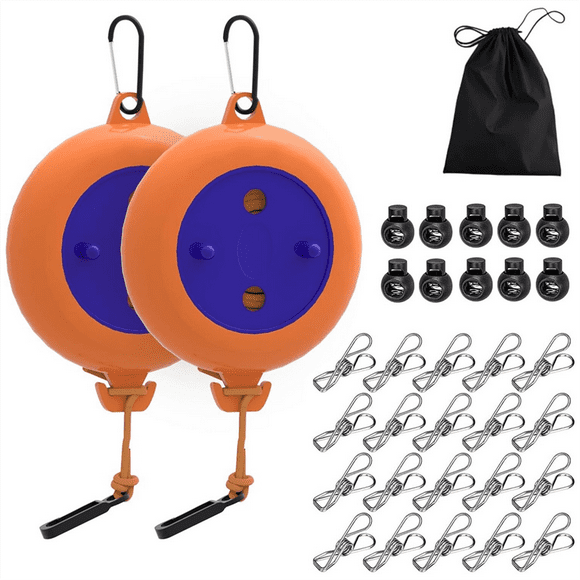 Portable Travel Clothesline, Retractable Clothesline for Indoor Clothesline and Outdoor Camping Clothesline