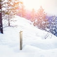 thumbnail image 1 of SSZMDLB Snow Gauge, Outdoor Snow Gauge, Metal Yard Snow Measurement Stick, Garden Decoration with Snowflake Topper, Hand Made, Rust Resistant Coating, Easy Install, for Winter, Christmas Decor, 1 of 4
