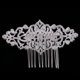 thumbnail image 4 of Clip de cabello BLESIY de Cristal Floral Perla boda nupcial, 4 of 8