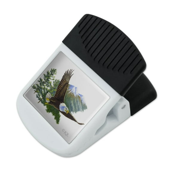 Bald Eagle Flying Over the Mountains Scenic Refrigerator Fridge Magnet Magnetic Hanging Hook Note Snack Clip