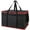 Black Red, variant on XXX-Large Insulated Food Delivery Bag, Reusable Hot & Cold Thermal Bags for Pizza/ Catering/ Parties/ Camping/ Picnic, Gray