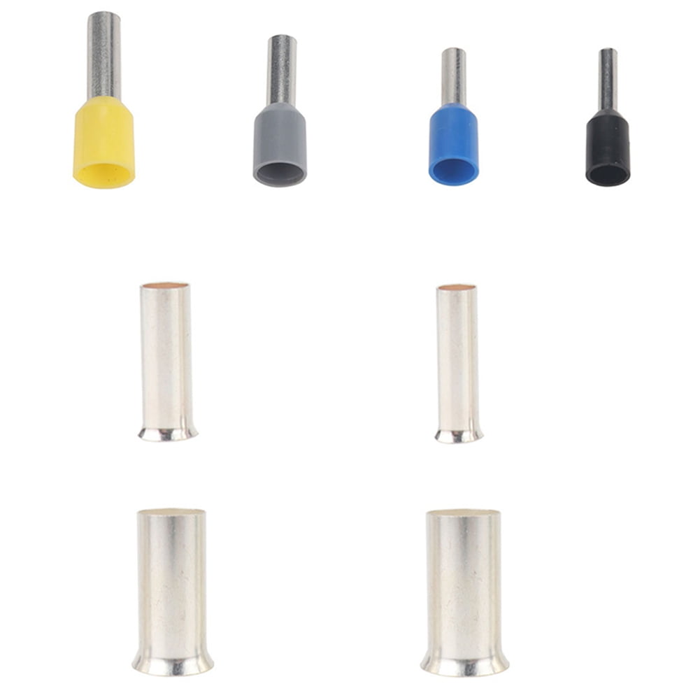 390Pcs AWG (2 4 6 8 10 12 14 16) Wire Ferrules Kits Crimp Terminal Connector Sleeves Crimping Tool