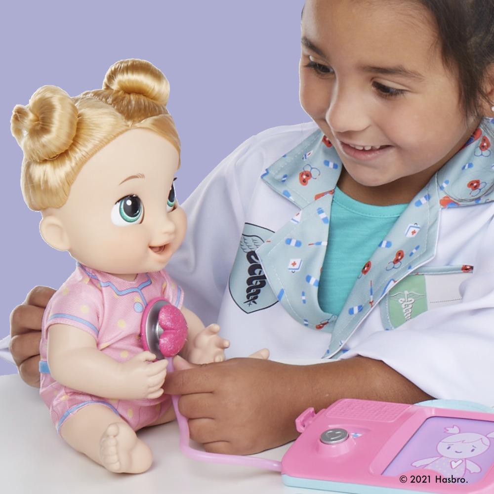 Baby Alive Lulu Achoo Doll with Blonde Hair, Doctor Play Toy - image 5 of 8