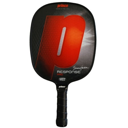 Prince Response Pro Pickleball Paddle (Standard Weight, Red | Small Grip)